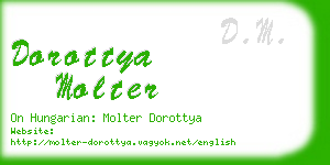 dorottya molter business card